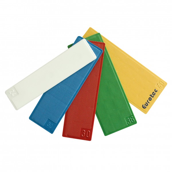 Verglasungsklotz blau 100x22x1